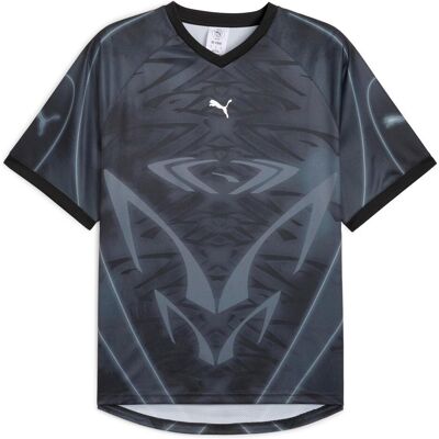 Herren, Sportshirt, PUMATECH-X AOP Relaxed Football Jersey (M), Schwarz, M Herren, Sportshirt, PUMATECH-X AOP Relaxed Football Jersey (M), Schwarz, M
