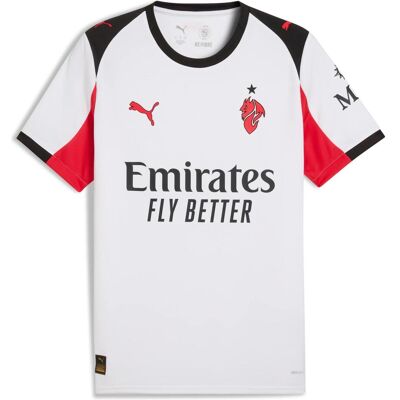 Puma Herren, Fussballtrikot, ACM Away Jersey Replica (XXL), Weiss, Rot, XXL Puma Herren, Fussballtrikot, ACM Away Jersey Replica (XXL), Weiss, Rot, XXL