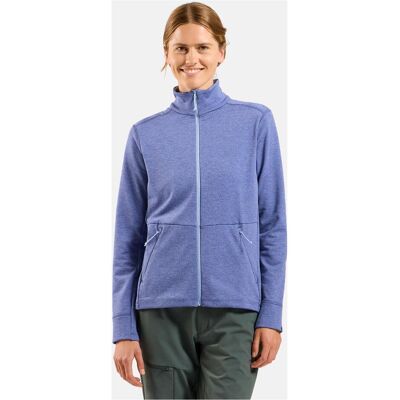 Odlo, Damen, Outdoorjacken, Grid Fleece (S), Blau, S Odlo, Damen, Outdoorjacken, Grid Fleece (S), Blau, S