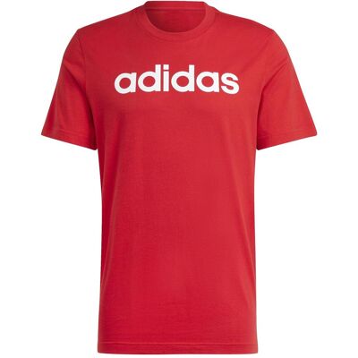 Adidas Herren, Sportshirt, LIN SJ Tee (L), Rot, L Adidas Herren, Sportshirt, LIN SJ Tee (L), Rot, L
