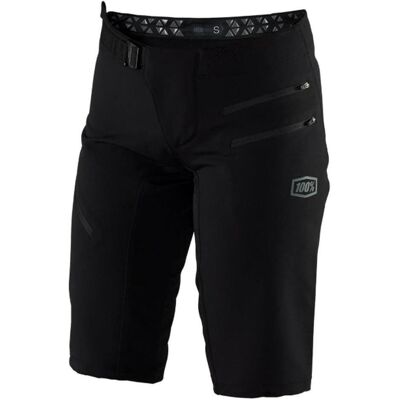 100%, Damen, Velohosen, Airmatic Shorts (S), Schwarz 100%, Damen, Velohosen, Airmatic Shorts (S), Schwarz