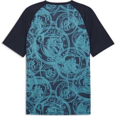 Puma Herren, Sportshirt, MCFC Warm Up Jersey (XXL), Blau, XXL Puma Herren, Sportshirt, MCFC Warm Up Jersey (XXL), Blau, XXL