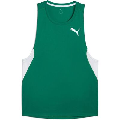Puma Herren, Sportshirt, M Cross The Line Singlet 3.0 (M), Grün, M Puma Herren, Sportshirt, M Cross The Line Singlet 3.0 (M), Grün, M