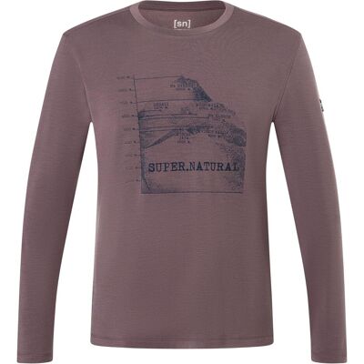 Super Natural, Herren, Funktionsshirt, 7 Peaks Brush (L), Rot, L Super Natural, Herren, Funktionsshirt, 7 Peaks Brush (L), Rot, L