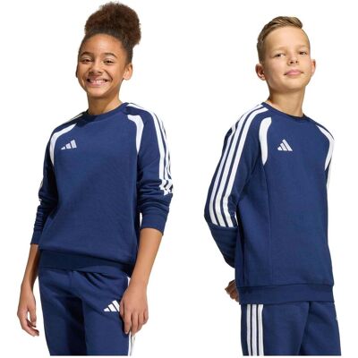 Adidas Jungen, Sportshirt, Tiro League Sweat Crew Navy Blue Kinder-Sweatshirt (140), Blau, 140 Adidas Jungen, Sportshirt, Tiro League Sweat Crew Navy Blue Kinder-Sweatshirt (140), Blau, 140