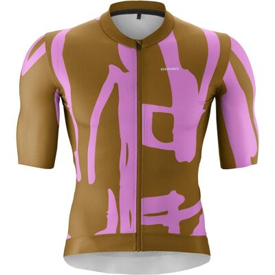 Gonso, Herren, Velotrikot, Road Print S/S Trikot (S), Braun, S Gonso, Herren, Velotrikot, Road Print S/S Trikot (S), Braun, S