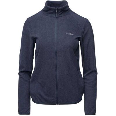 Hi-Tec, Damen, Outdoorjacken, Damis Fleece DURCHGEHENDER REISSVERSCHLUSS (L), Blau, L Hi-Tec, Damen, Outdoorjacken, Damis Fleece DURCHGEHENDER REISSVERSCHLUSS (L), Blau, L