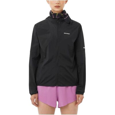 Salomon, Damen, Skijacke, Sense Aero Wind JKT Damenjacke (L), Schwarz, L Salomon, Damen, Skijacke, Sense Aero Wind JKT Damenjacke (L), Schwarz, L