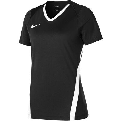 Nike, Damen, Sportshirt, Womens Team Spike Short Sleeve Jersey (M), Schwarz, M Nike, Damen, Sportshirt, Womens Team Spike Short Sleeve Jersey (M), Schwarz, M