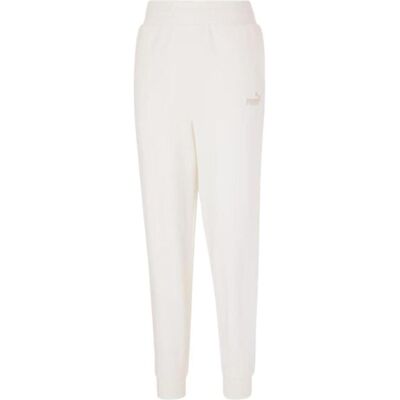 Puma Damen, Sporthose, ESS+ Stickerei Hose mit hoher Taille FL Damenhose Creme 670007 99 (L), Beige Puma Damen, Sporthose, ESS+ Stickerei Hose mit hoher Taille FL Damenhose Creme 670007 99 (L), Beige