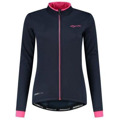 Rogelli Navy Blue Winterradjacke - Winddicht & Reflektierend Rogelli Navy Blue Winterradjacke - Winddicht & Reflektierend