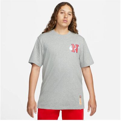 Nike, Herren, Sportshirt, Sport-T-Shirt (L), Grau, Silber, L Nike, Herren, Sportshirt, Sport-T-Shirt (L), Grau, Silber, L