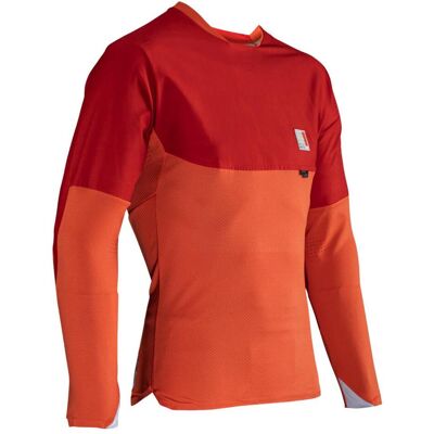 Leatt, Herren, Velotrikot, Jersey MTB AllMtn 4.0 - Glow (XXL), Orange, Rot, XXL Leatt, Herren, Velotrikot, Jersey MTB AllMtn 4.0 - Glow (XXL), Orange, Rot, XXL