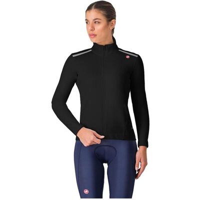 Castelli, Damen, Velojacke, Espresso Air W Jacket (S), Schwarz, S Castelli, Damen, Velojacke, Espresso Air W Jacket (S), Schwarz, S