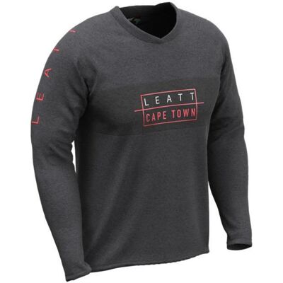 Leatt, Herren, Velotrikot, MTB Gravity 2.0 Jersey long coral S (S), Orange, Grau, S Leatt, Herren, Velotrikot, MTB Gravity 2.0 Jersey long coral S (S), Orange, Grau, S