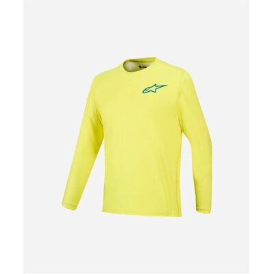 Alpinestars, Herren, Velotrikot, Jersey A-Dura Air Ls Yellow Fluro (XXL), Gelb, XXL Alpinestars, Herren, Velotrikot, Jersey A-Dura Air Ls Yellow Fluro (XXL), Gelb, XXL