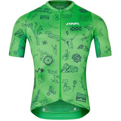 Endura, Herren, Velotrikot, Pro SL Print S/S Trikot (XL), Grün, XL Endura, Herren, Velotrikot, Pro SL Print S/S Trikot (XL), Grün, XL