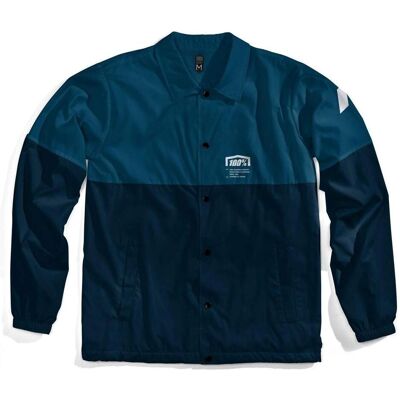 100%, Herren, Outdoorjacken, Giacca da Allenatore Ascott (S), Blau, S 100%, Herren, Outdoorjacken, Giacca da Allenatore Ascott (S), Blau, S