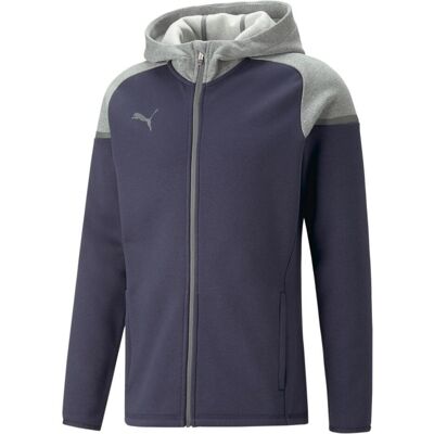 Puma Herren, Pullover, teamCUP Casuals Hooded Jkt, Blau, (L) Puma Herren, Pullover, teamCUP Casuals Hooded Jkt, Blau, (L)