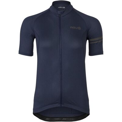Agu, Damen, Velotrikot, Kern-Essentials Fahrradtrikot (S), Blau, S Agu, Damen, Velotrikot, Kern-Essentials Fahrradtrikot (S), Blau, S