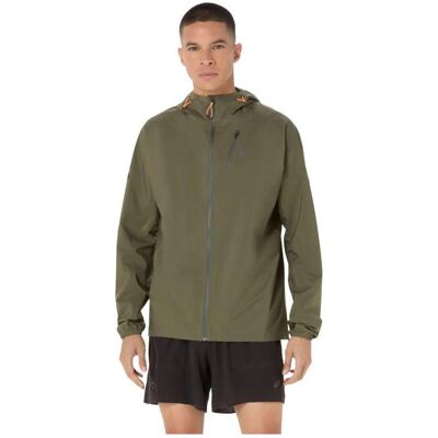 ASICS Performance, Herren, Laufjacke, Fujitrail Waterpr Jacket Men (L), Grün, L ASICS Performance, Herren, Laufjacke, Fujitrail Waterpr Jacket Men (L), Grün, L