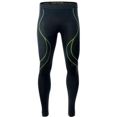 Hi-Tec, Herren, Funktionsunterhose, Ikar Bottom schwarze Herrenunterhose (L), Schwarz, Grün, L Hi-Tec, Herren, Funktionsunterhose, Ikar Bottom schwarze Herrenunterhose (L), Schwarz, Grün, L