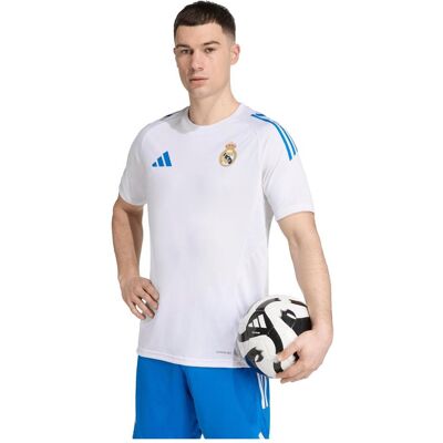 Adidas Herren, Sportshirt, Real Madrid Trainingstrikot (L), Weiss, Blau, L Adidas Herren, Sportshirt, Real Madrid Trainingstrikot (L), Weiss, Blau, L