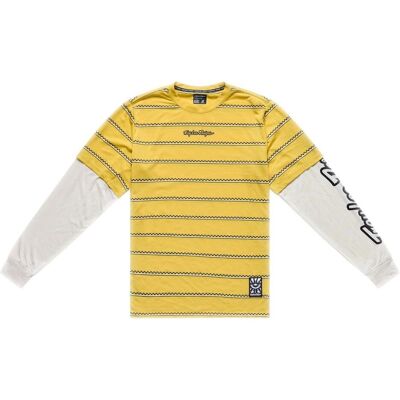Troy Lee Designs, Herren, Velotrikot, Skyline Fakie Ride LS Tee, Stripe, butter, XXL (XXL), Gelb, XXL Troy Lee Designs, Herren, Velotrikot, Skyline Fakie Ride LS Tee, Stripe, butter, XXL (XXL), Gelb, XXL