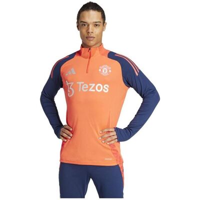 Adidas Herren, Sportshirt, Manchester United Trainingsoberteil (L), Orange, L Adidas Herren, Sportshirt, Manchester United Trainingsoberteil (L), Orange, L
