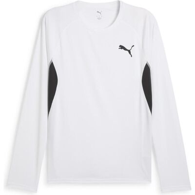 Puma Herren, Sportshirt, M Cross The Line Ls Tee 3.0 (L), Weiss, L Puma Herren, Sportshirt, M Cross The Line Ls Tee 3.0 (L), Weiss, L