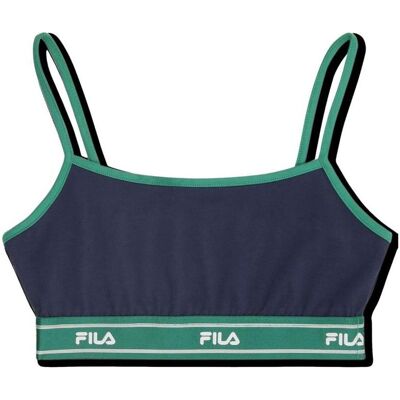 FILA, Sport-BH, Marineblauer und grüner Sport-BH von Candelo (M), Blau, Grün FILA, Sport-BH, Marineblauer und grüner Sport-BH von Candelo (M), Blau, Grün