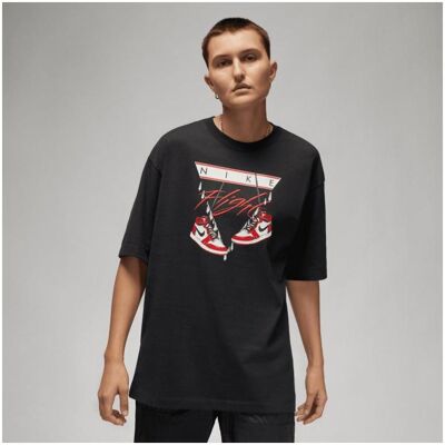 Nike, Damen, Sportshirt, Jordan Flight T-Shirt (S), Schwarz, S Nike, Damen, Sportshirt, Jordan Flight T-Shirt (S), Schwarz, S