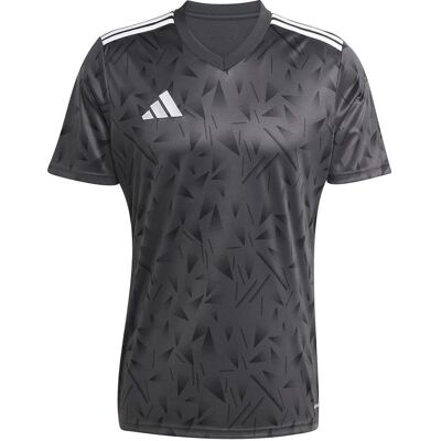 Adidas Herren, Sportshirt, Team Icon 25 Trikot (L), Grau, Schwarz, L Adidas Herren, Sportshirt, Team Icon 25 Trikot (L), Grau, Schwarz, L