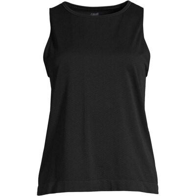 CASALL, Damen, Sportshirt, Nahtloses Essential Block-Tank-Trainingsoberteil (L), Schwarz, L CASALL, Damen, Sportshirt, Nahtloses Essential Block-Tank-Trainingsoberteil (L), Schwarz, L