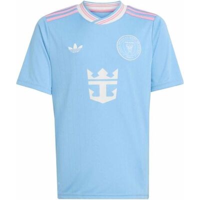 Adidas Jungen, Fussballtrikot, Junior Inter Miami 3. Trikot (140), Weiss, Blau, 140 Adidas Jungen, Fussballtrikot, Junior Inter Miami 3. Trikot (140), Weiss, Blau, 140