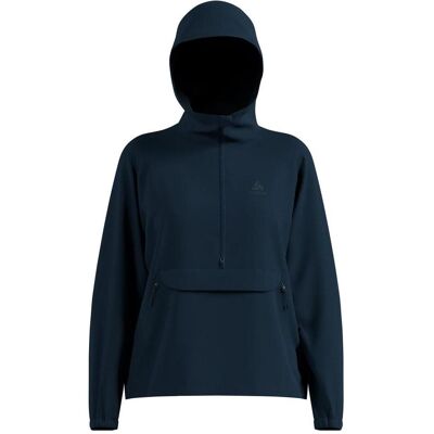 Odlo, Damen, Langlaufjacke, Winddichter Zeroweight Pro Warm Langlaufanorak (XL), Blau, XL Odlo, Damen, Langlaufjacke, Winddichter Zeroweight Pro Warm Langlaufanorak (XL), Blau, XL