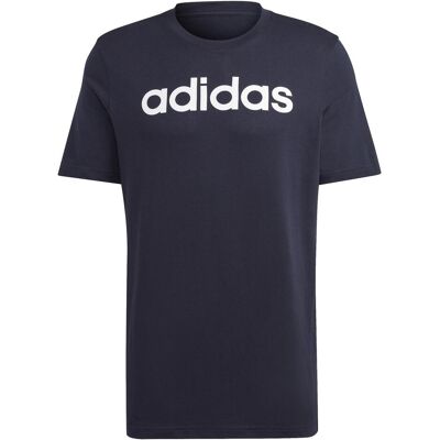 Adidas Herren, Sportshirt, LIN SJ Tee (M), Blau, M Adidas Herren, Sportshirt, LIN SJ Tee (M), Blau, M
