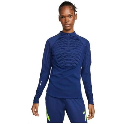 Nike, Damen, Sportshirt, Strike Winter Warrior Sweatshirt Damen (S), Blau, S Nike, Damen, Sportshirt, Strike Winter Warrior Sweatshirt Damen (S), Blau, S