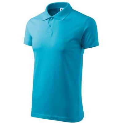 Malfini, Herren, Funktionsshirt, Single J. M MLI-20244 Turquoise Polo Shirt (S), Türkis, Blau, S Malfini, Herren, Funktionsshirt, Single J. M MLI-20244 Turquoise Polo Shirt (S), Türkis, Blau, S