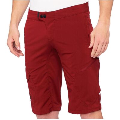100%, Herren, Velohosen, MTB-Shorts Ridecamp Rot Gr. 34 (34), Rot 100%, Herren, Velohosen, MTB-Shorts Ridecamp Rot Gr. 34 (34), Rot