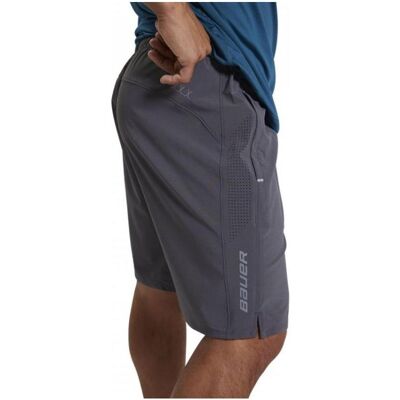 Bauer, Herren, Sporthose, FLC Trainingsshorts (L), Grau, Silber Bauer, Herren, Sporthose, FLC Trainingsshorts (L), Grau, Silber
