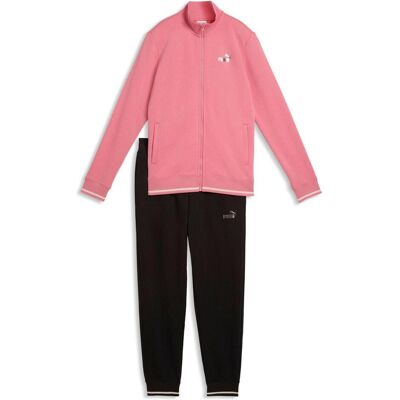 Puma Damen, Trainingsjacken, Metallic Full-Zip Tracksuit TR cl (L), Rosa, L Puma Damen, Trainingsjacken, Metallic Full-Zip Tracksuit TR cl (L), Rosa, L