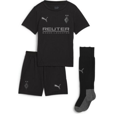 Puma Mädchen, Sportshirt, BMG Third Minikit (104), Schwarz, 104 Puma Mädchen, Sportshirt, BMG Third Minikit (104), Schwarz, 104