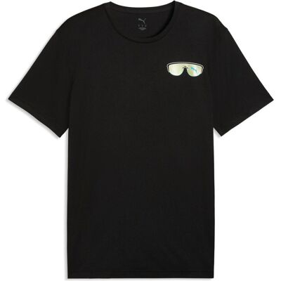 Puma Herren, Sportshirt, M Run Nitro Graphic Tee (M), Schwarz, M Puma Herren, Sportshirt, M Run Nitro Graphic Tee (M), Schwarz, M
