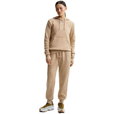 Nike, Damen, Pullover, Damen-Sportbekleidung Phoenix Fleece-Sweatshirt, Beige, (M) Nike, Damen, Pullover, Damen-Sportbekleidung Phoenix Fleece-Sweatshirt, Beige, (M)