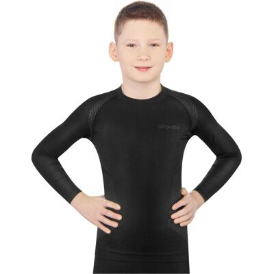 Spokey, Jungen, Funktionsunterhose, Thermounterwäsche Sokey Furious Set Jr (122, 128), Schwarz, 122, 128 Spokey, Jungen, Funktionsunterhose, Thermounterwäsche Sokey Furious Set Jr (122, 128), Schwarz, 122, 128