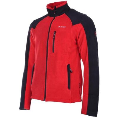 Hi-Tec, Herren, Outdoorjacken, Polar męski Monar Red r. L (L), Rot, Schwarz, L Hi-Tec, Herren, Outdoorjacken, Polar męski Monar Red r. L (L), Rot, Schwarz, L
