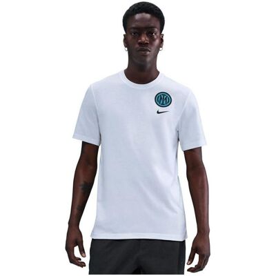 Nike, Herren, Fussballtrikot, Inter Milan Crest Tee HQ8397-100 (M), Schwarz, M Nike, Herren, Fussballtrikot, Inter Milan Crest Tee HQ8397-100 (M), Schwarz, M