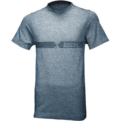 iXS, Herren, Sportshirt, Shirt Melange (L, M), Blau, L, M iXS, Herren, Sportshirt, Shirt Melange (L, M), Blau, L, M