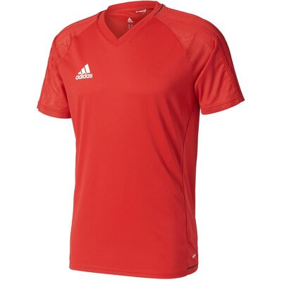 Adidas Herren, Sportshirt, Tiro 17 Training Jersey (XS), Schwarz, Rot, Weiss, XS Adidas Herren, Sportshirt, Tiro 17 Training Jersey (XS), Schwarz, Rot, Weiss, XS